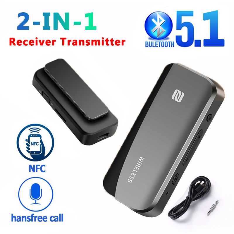 Photography Prompt - Nadajnik NFC Bluetooth 5.1 Odbiornik w