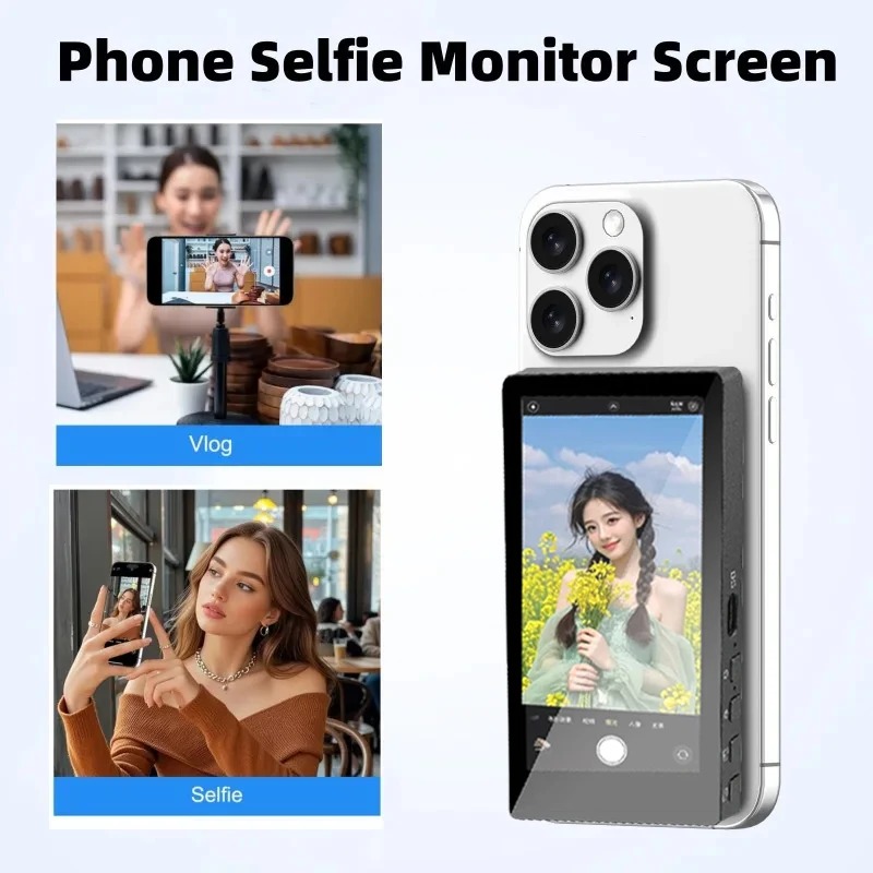 Photography With Mobile - Bezprzewodowy monitor z kamerą cofania, ekran