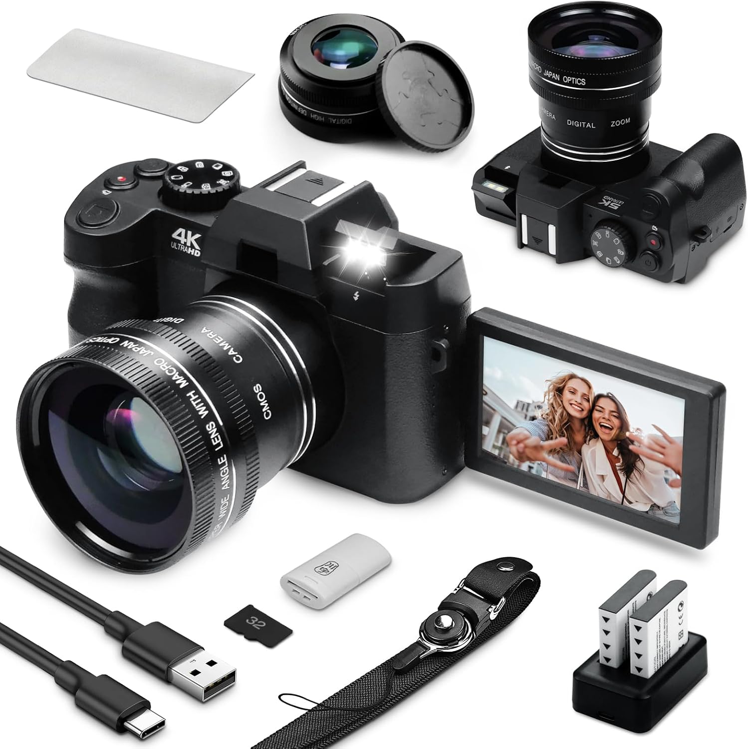 Photography Youtube - Aparat cyfrowy 48MP z WiFi i