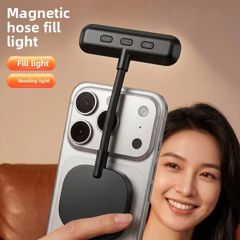 Photography With Mobile - Magnetyczna lampka do telefonu komórkowego, przenośna