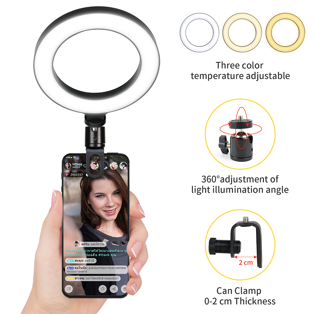 Photography Youtube - Lampa LED do wideo 16 cm