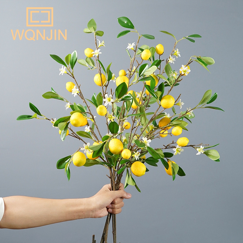 Photography Simulator - Lemon Branches With Fruit Simulation Green
