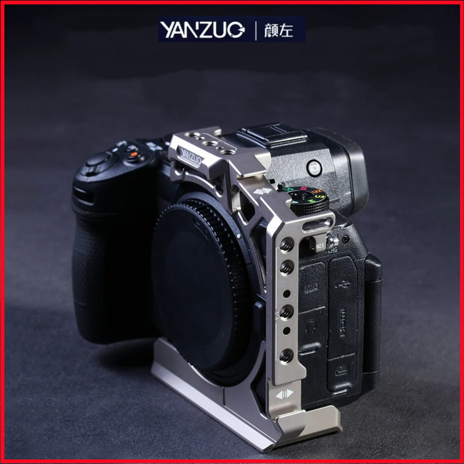 Camera Cage Rig - YANZUO dla NIKON Z63 DSLR Aluminiowa