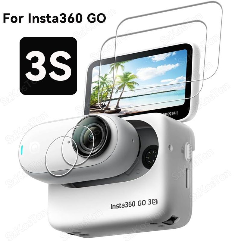 Insta360 Camera Go 3 - Szkło Hartowane Ochronne na Ekran LCD,