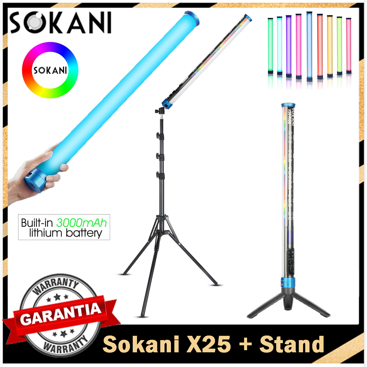 Sokani X25 RGB LED Video Light – Photography Youtube recenzja i cena