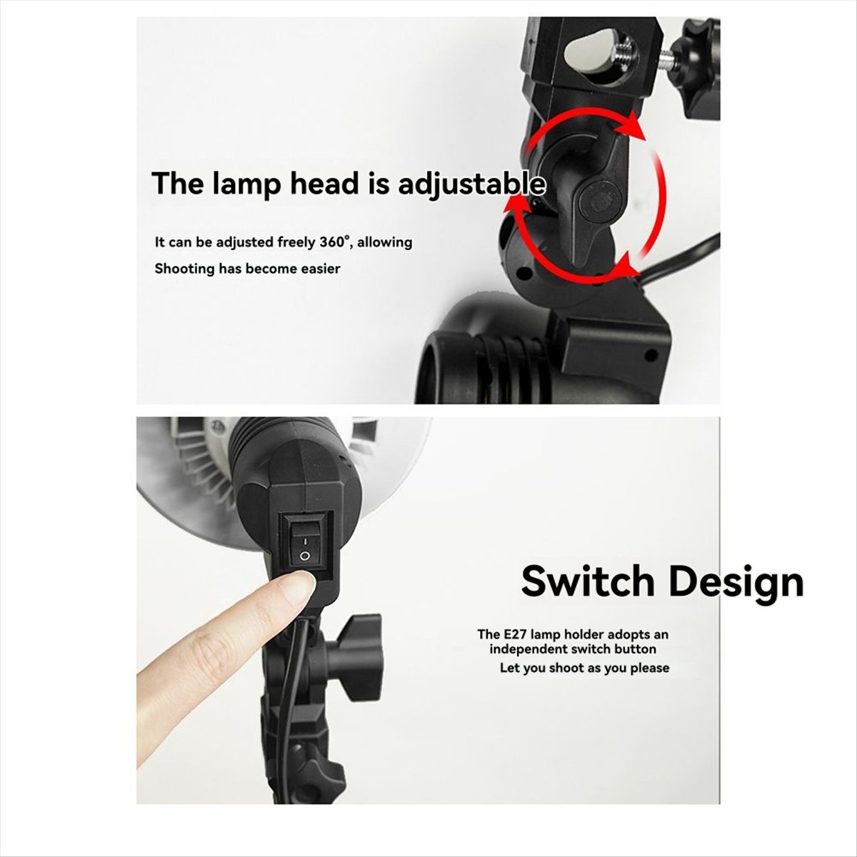 Uchwyt lampy fotograficznej A4 – Photography Bulb recenzja i cena