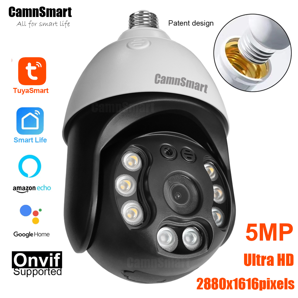 Camnsmart Tuya 5MP Alexa Wifi  – Photography Bulb recenzja i cena