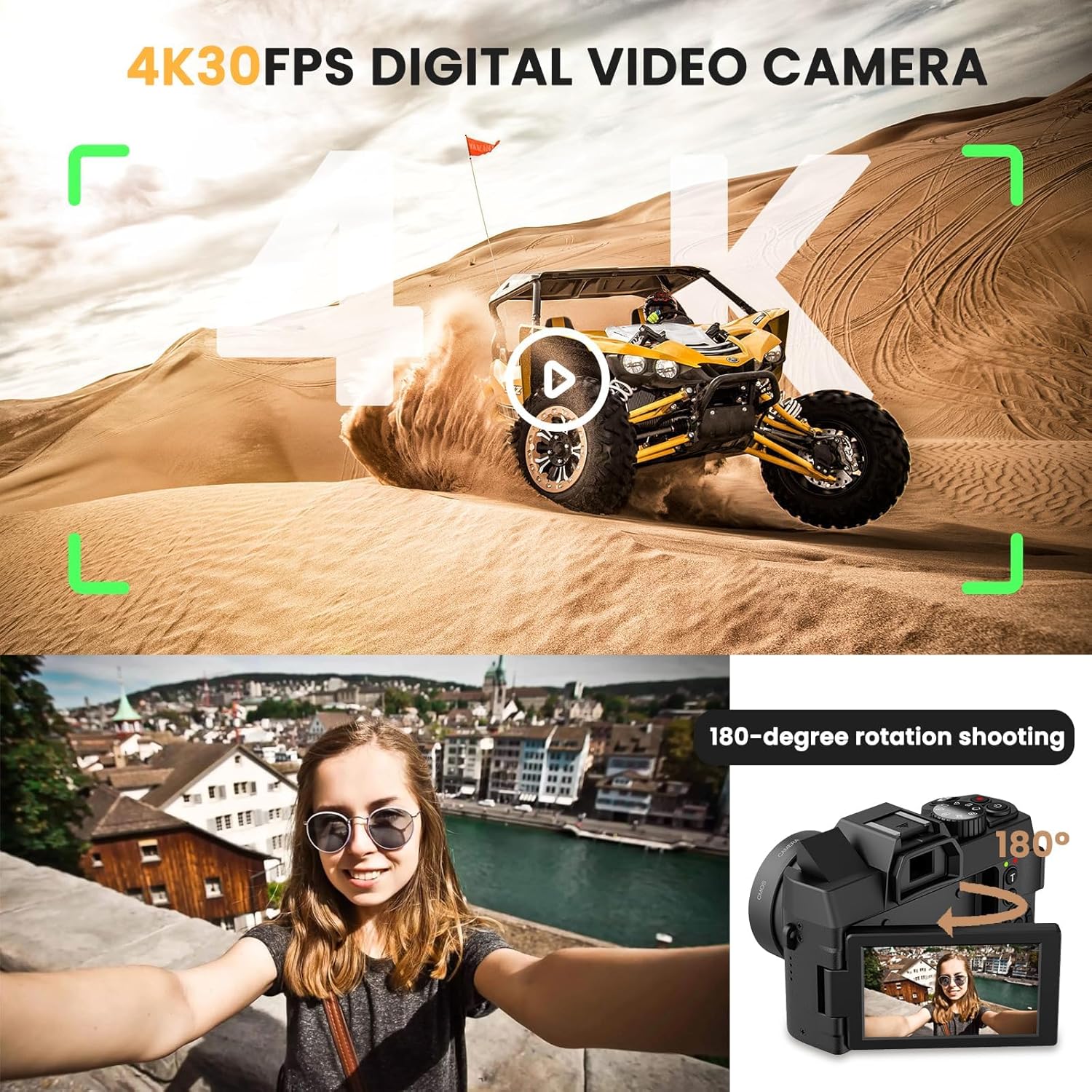 Aparat cyfrowy 48MP z WiFi i a – Photography Youtube recenzja i cena