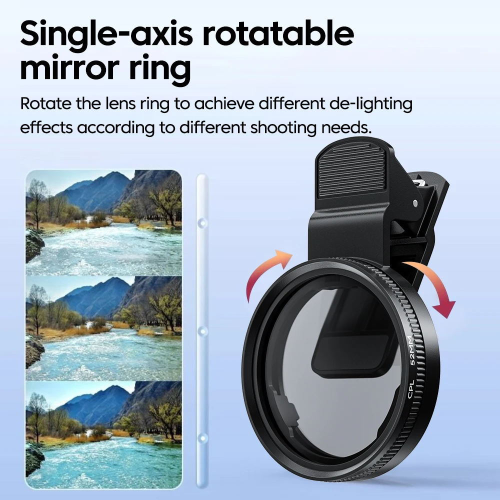 Nowy 52mm CPL Filtr Obiektywu  – Photography With Mobile recenzja i cena
