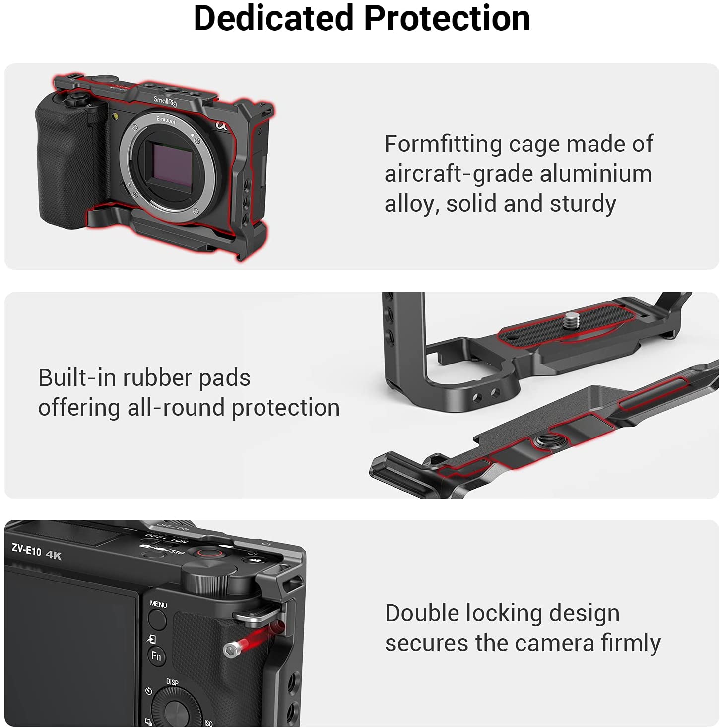 SmallRig dla Sony ZVE10 klatka – Camera Cage Rig recenzja i cena