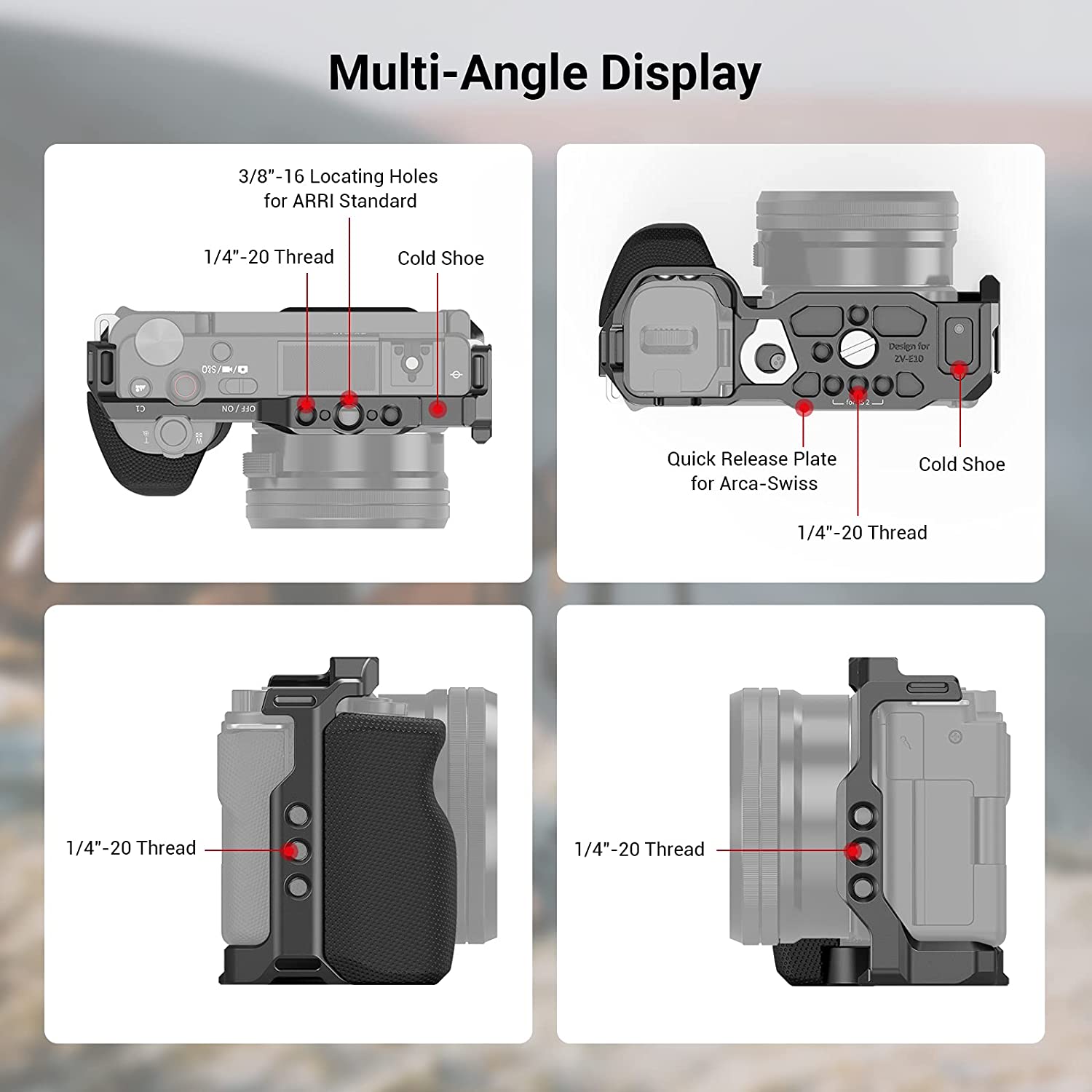 SmallRig dla Sony ZVE10 klatka – Camera Cage Rig recenzja i cena